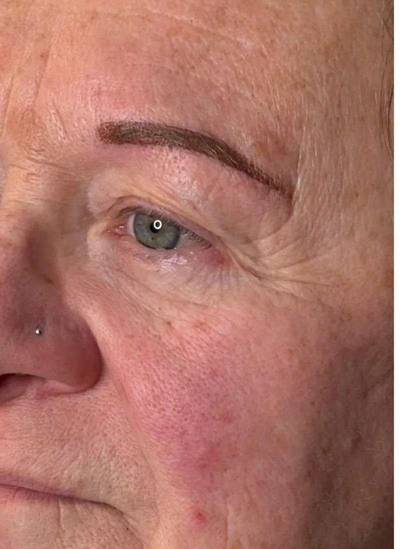Brow tattoo result
